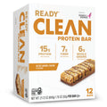 Ready Protein Bars, Chocolate Peanut Butter, 15g Whey Protein, 12 Ct | Soft-baked snack bars with flaxseeds and omega-3s, non-GMO ingredients; choose from a full range of flavors